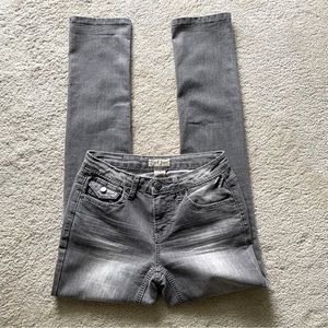 Earl Jean Gray Straight Jeans Size 2